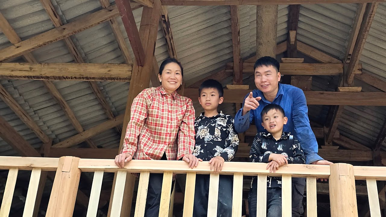 For a brighter future, Dang and Thanh are building a new home together.DANG THI DU 