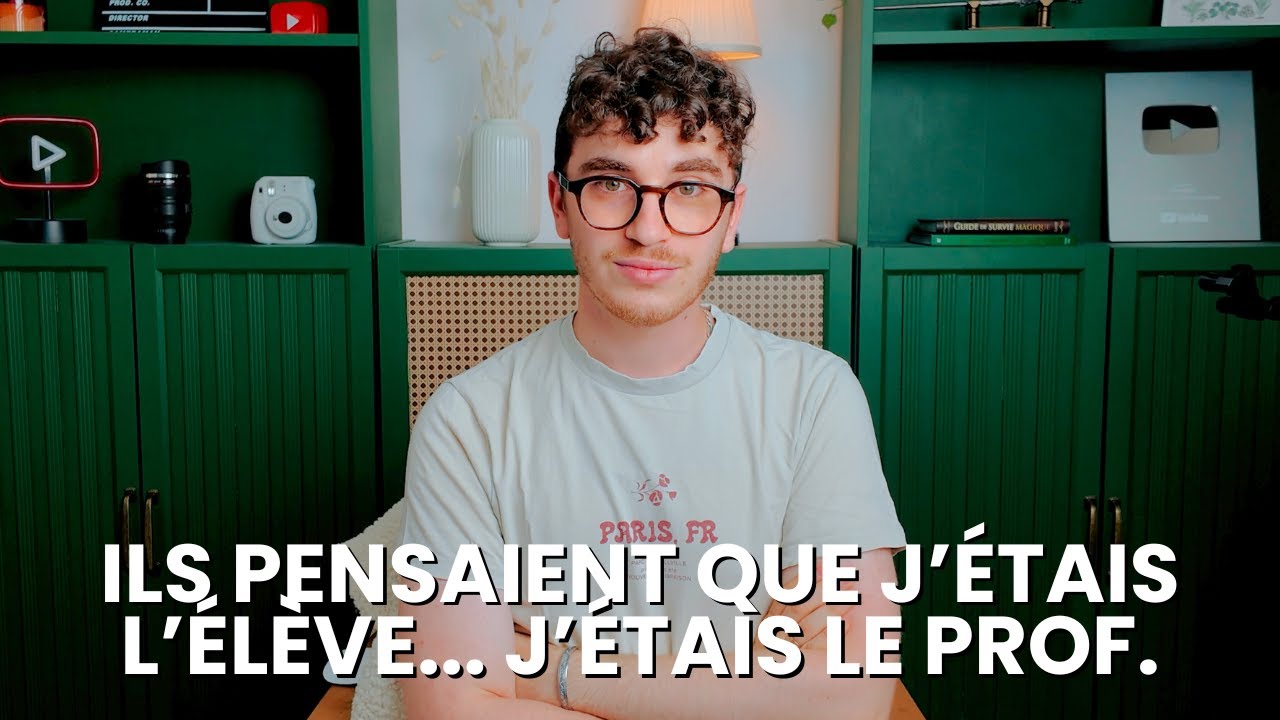 ÊTRE PROF À 22 ANS : Salaire, relations avec les étudiants, syndrome de l’imposteur