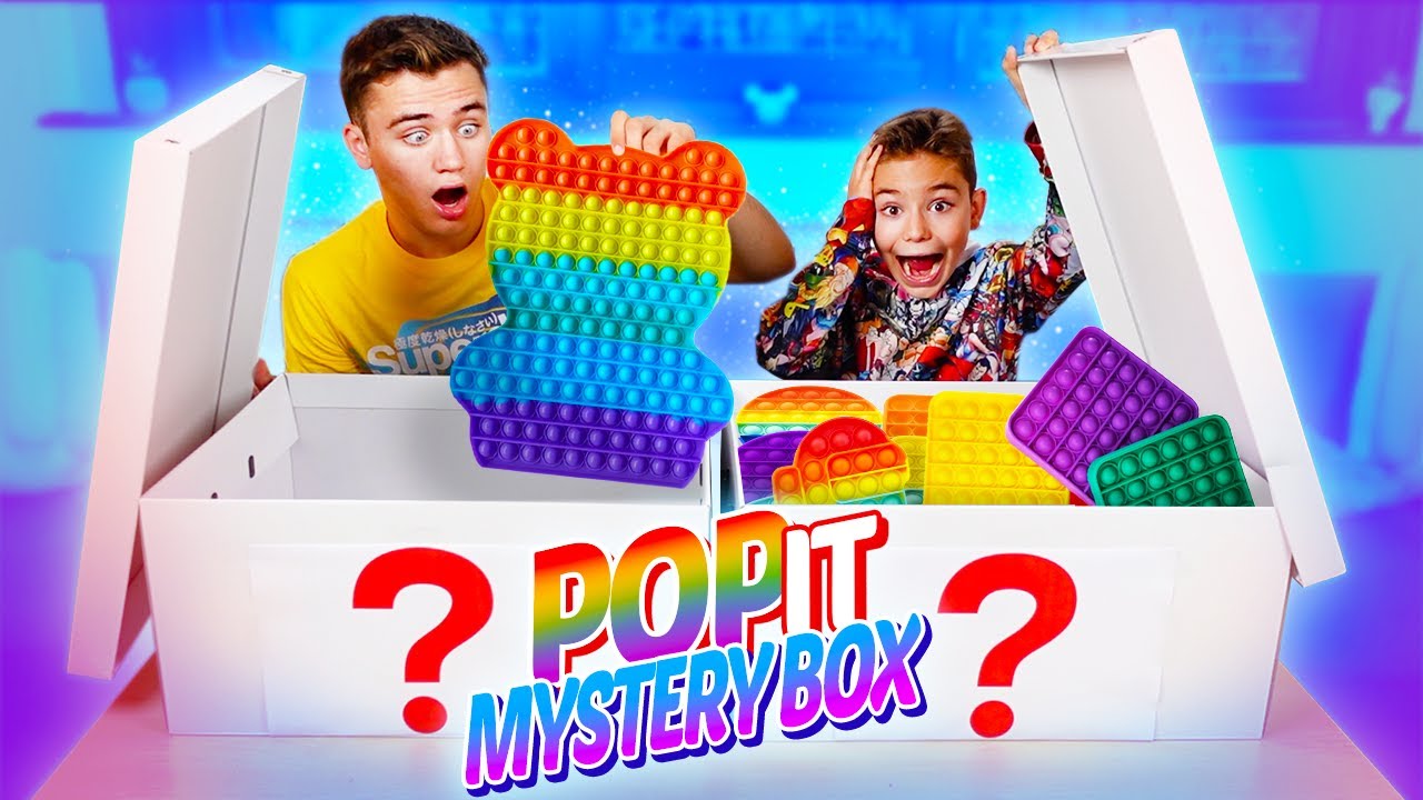 POP IT MYSTERY BOX CHALLENGE !