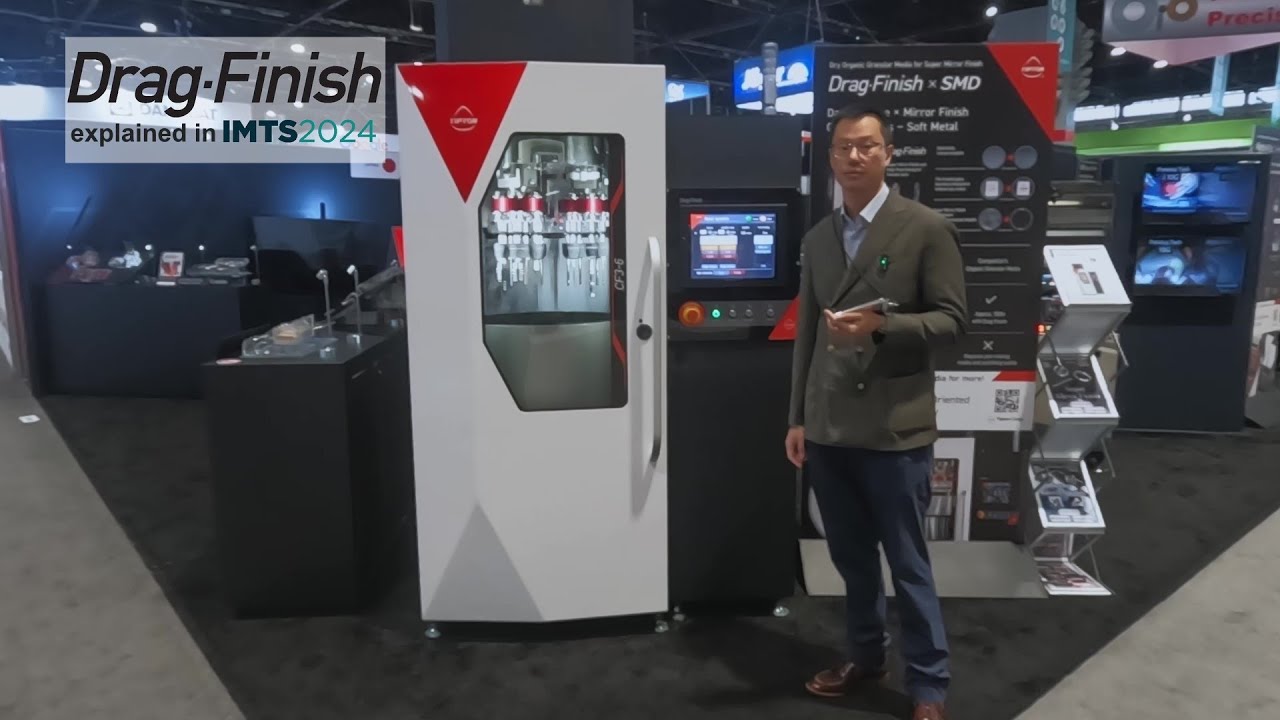 Barrel finishing machine ”Drag Finish (DF100)