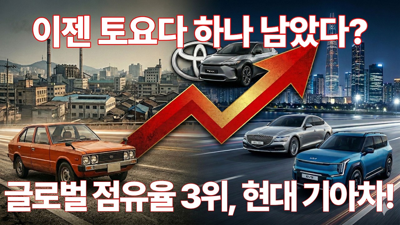 세계 점유율 3위! 빈손에서 제국을 이룬 현대 기아차의 소름 돋는 역습!