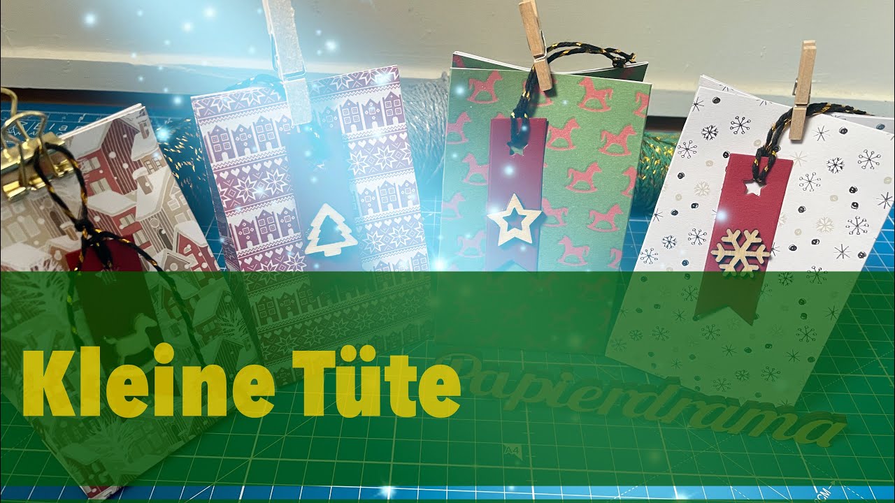 Papieroptimiert: Geschenktüte basteln / Action Blöcke 15 x 30cm / einfach genial und schnell