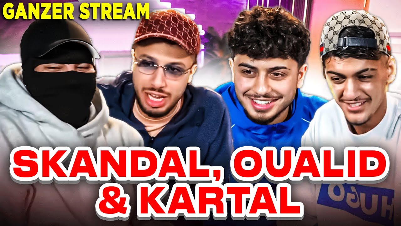 LACHKICKS MIT SKANDAL 🤩🔥 Stream mit SKANDAL, OUALID & KARTAL