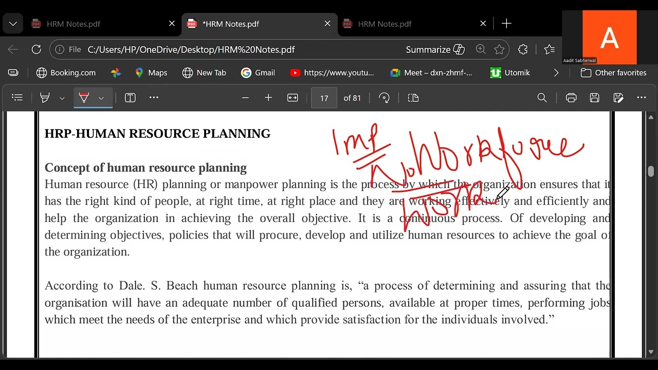 HRM -Strategic Human Resource Management