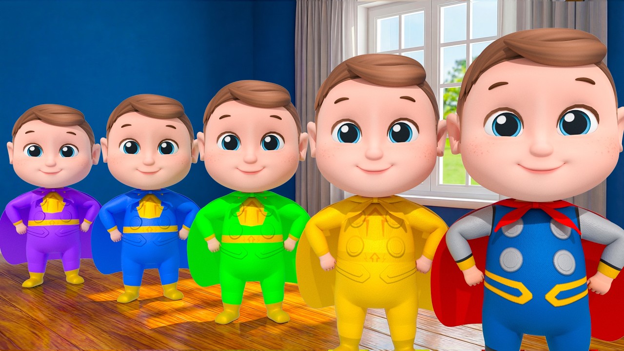 Bé Khỏe Bé Ngoan - Liên Khúc Ca Nhạc Thiếu Nhi Remix Vui Nhộn - Hoạt Hình Bé Yêu Học Màu Sắc