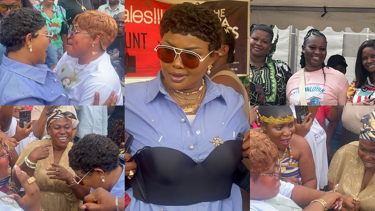 Nana Ama Mcbrown  came with Crazy Energy at the biggest food Festival in Kumasi. 