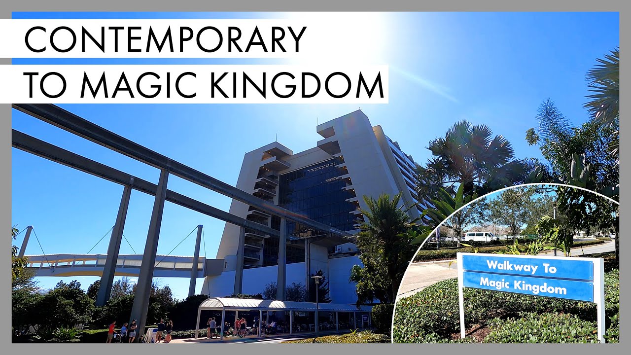 Walking From Disney's Contemporary Resort to the Magic Kingdom | Walt Disney World