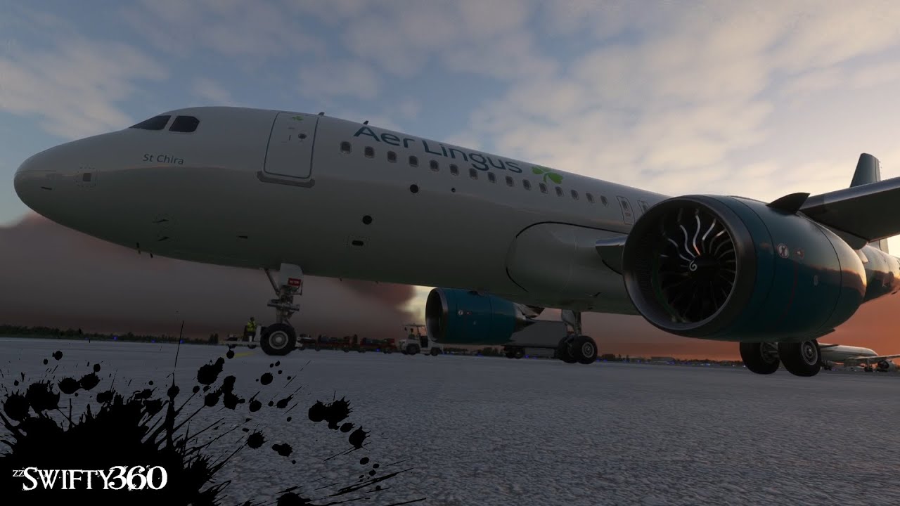 Beautiful Belfast Landing | Aer Lingus | Airbus A320 NEO | Northern Ireland