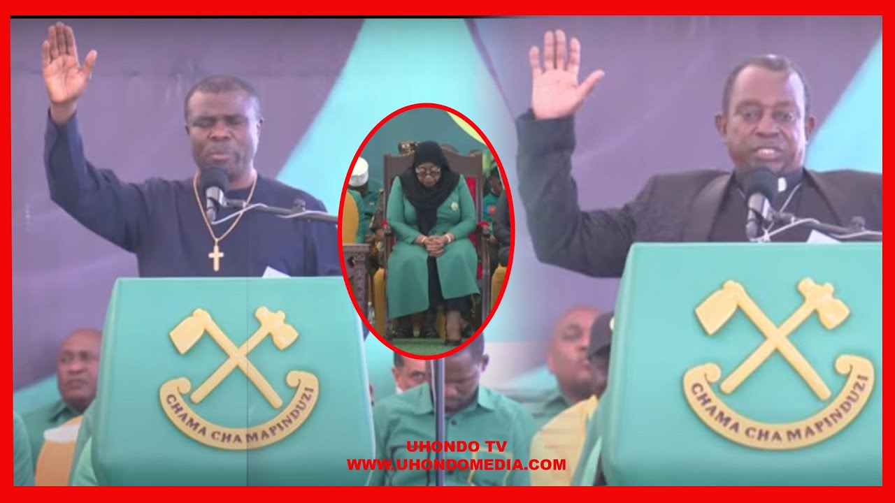 JAMBO KUBWA LATOKEA MWAMPOSA NA MCHUNGAJI HANANJA WAKIFANYA MAOMBI MBELE YA RAIS SAMIA
