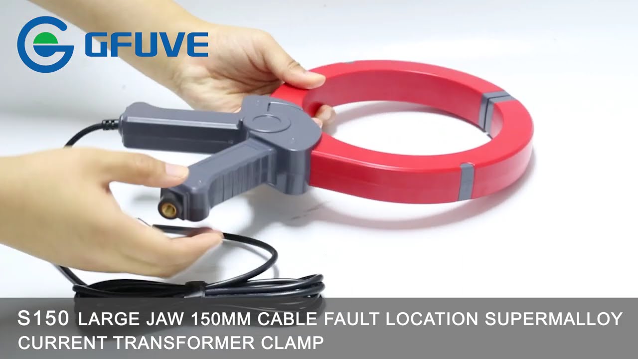 S150 LARGE JAW 150MM CABLE FAULT LOCATION SUPERMALLOY CURRENT TRANSFORMER CLAMP