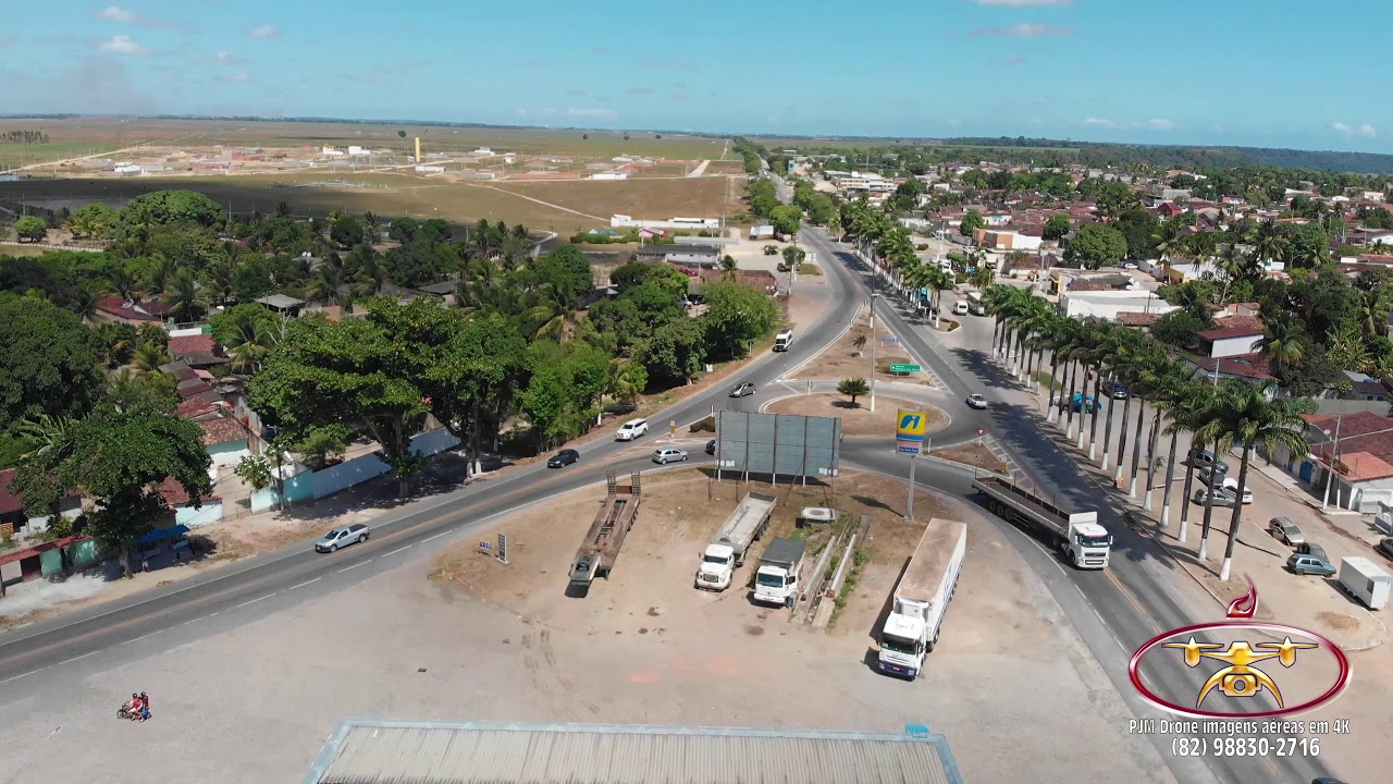 Chã do Pilar - Pilar Alagoas - Brasil - visto de cima em 4K - Dji Mavic Air