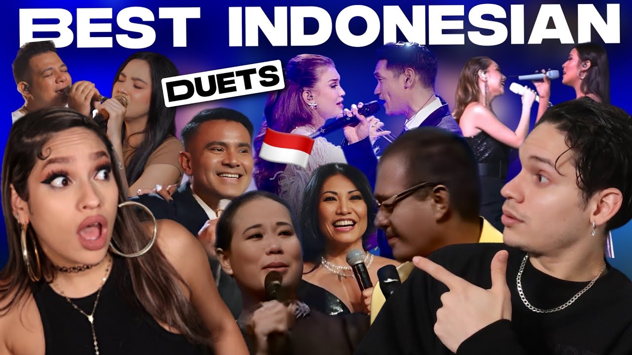 INDONESIAN DUETS are Magical! Latinos react to The Best Indonesian Singing DUETS!