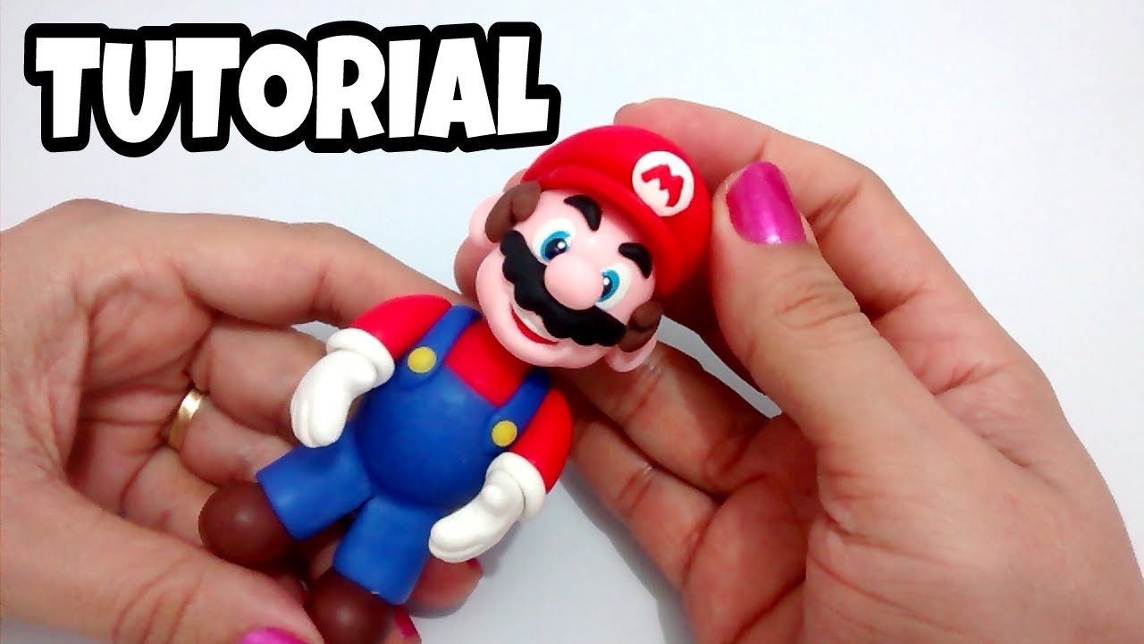 DIY / PASSO A PASSO 🚒 🎮 ( SUPER MARIO) PORCELANA FRIA -  COLD PORCELAIN -  BISCUIT 