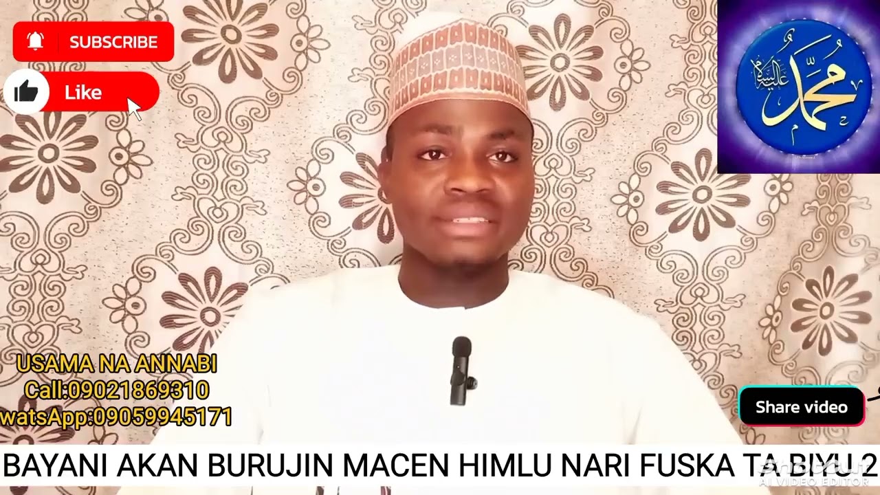 BAYANI AKAN BURUJIN MACEN HIMLU 1 NARI FUSKA TA BIYU 2 TAREDA ALMAJIRINKU USAMA NA ANNABI