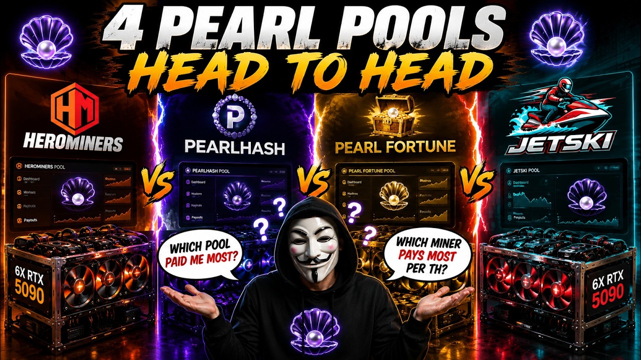 Лучший майнинг-пул для Pearl? Herominers против PearlHash против Pearl Fortune против Jetski