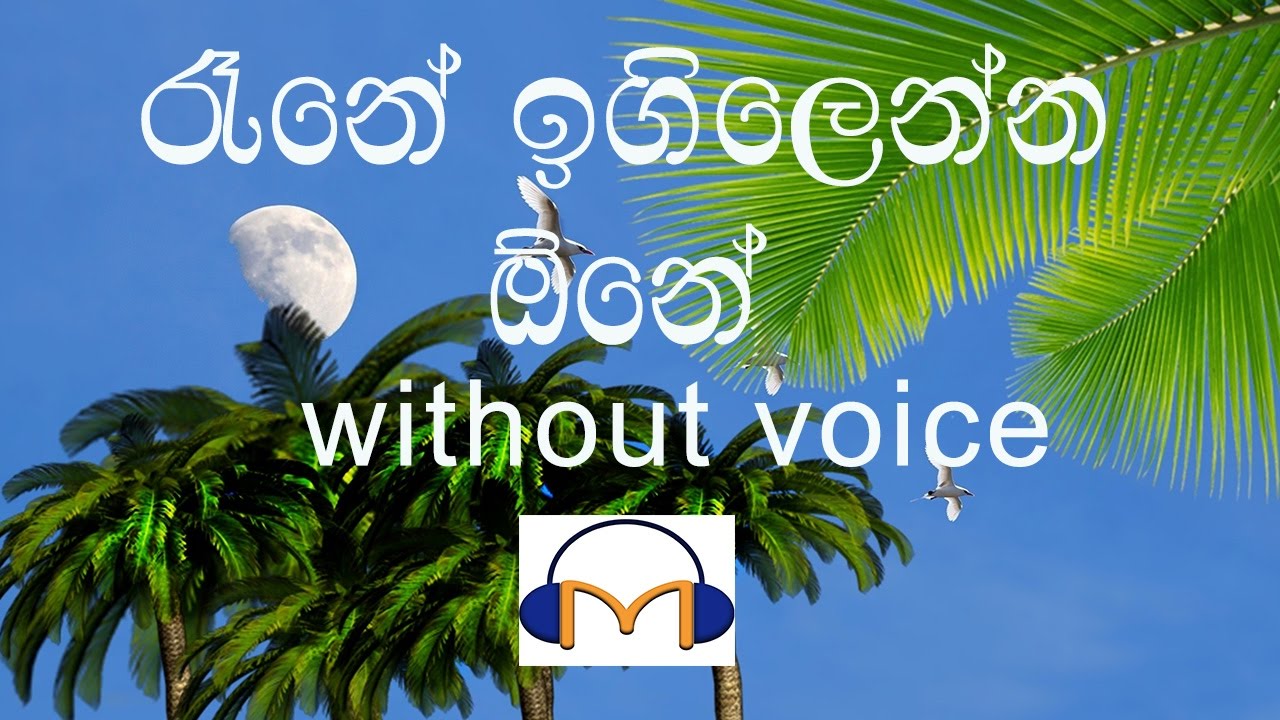 Rane Igilenna One Karaoke (without voice) රෑනේ ඉගිලෙන්න ඕනේ