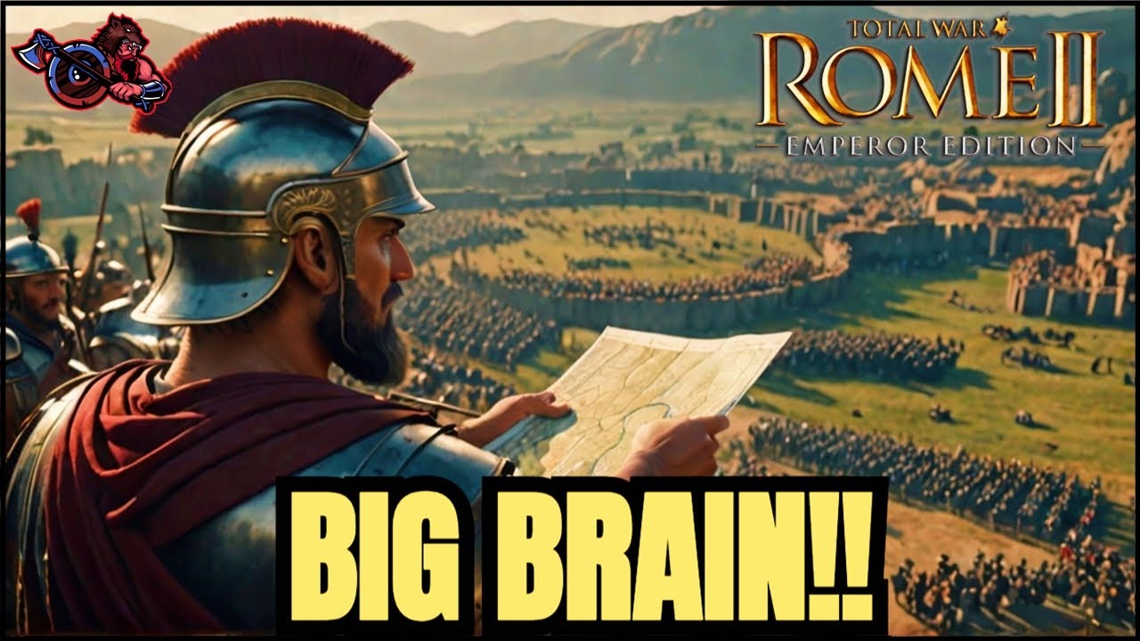1000 IQ Tactic??  3v3-Total War Rome 2