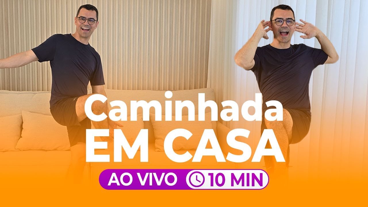 🔴 10-МИНУТНАЯ ПРОГУЛКА ДОМА | Тренировка для похудения | В прямом эфире | Упражнения для начинающ...