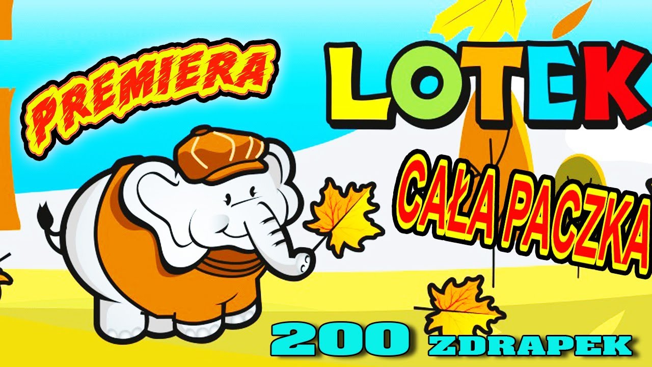 LOTEK 200 zdrapek cała paczka
