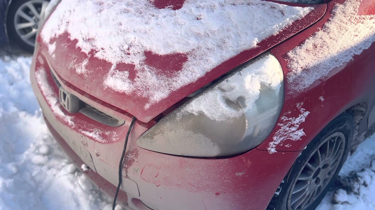 Хонда фит не запускается в холодную погоду ! Общаяя проблема