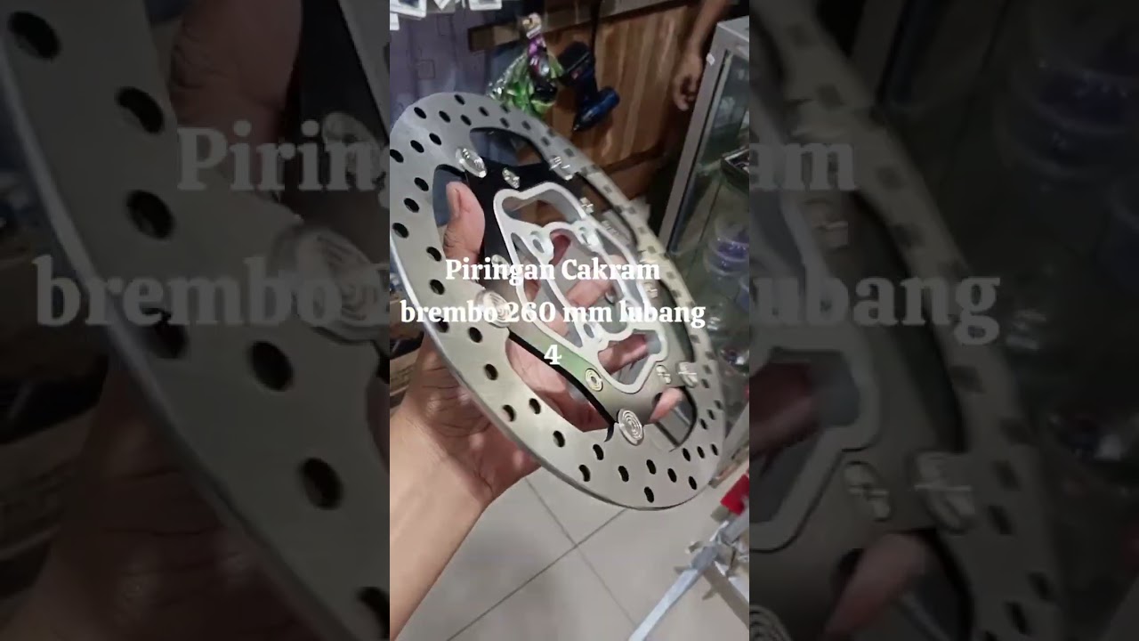 Piringan cakram Brembo 260 lubang 4 link ada di bio