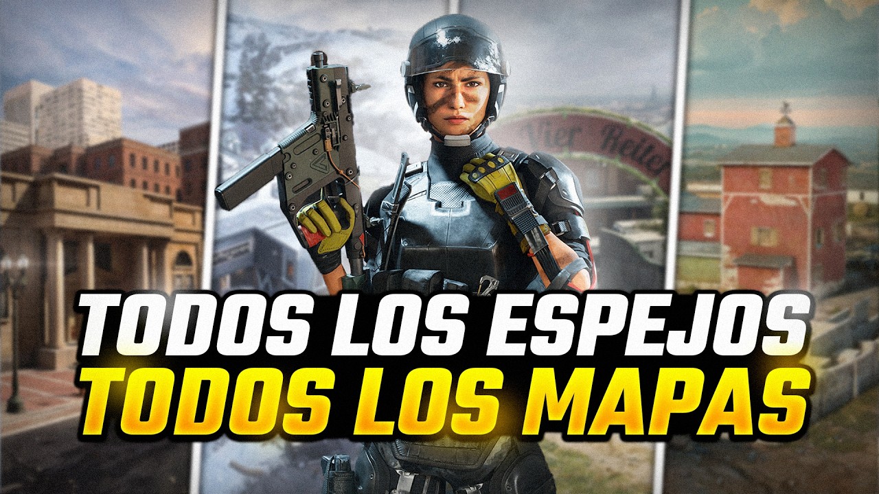 TODOS los espejos de Mira en TODOS los mapas | Rainbow Six Mobile