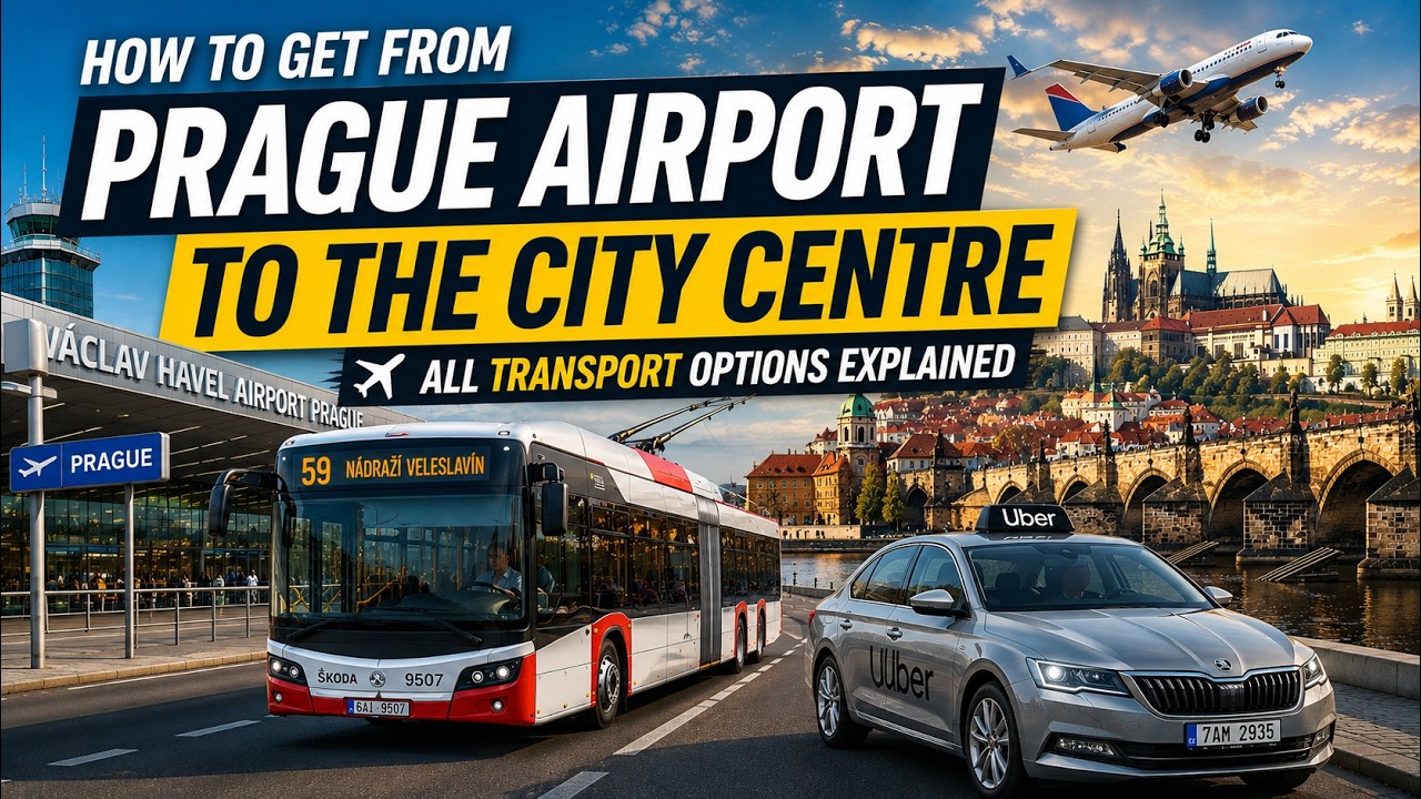 How to Get from Prague Airport to the City Centre — Cheapest & Best Transport Options!