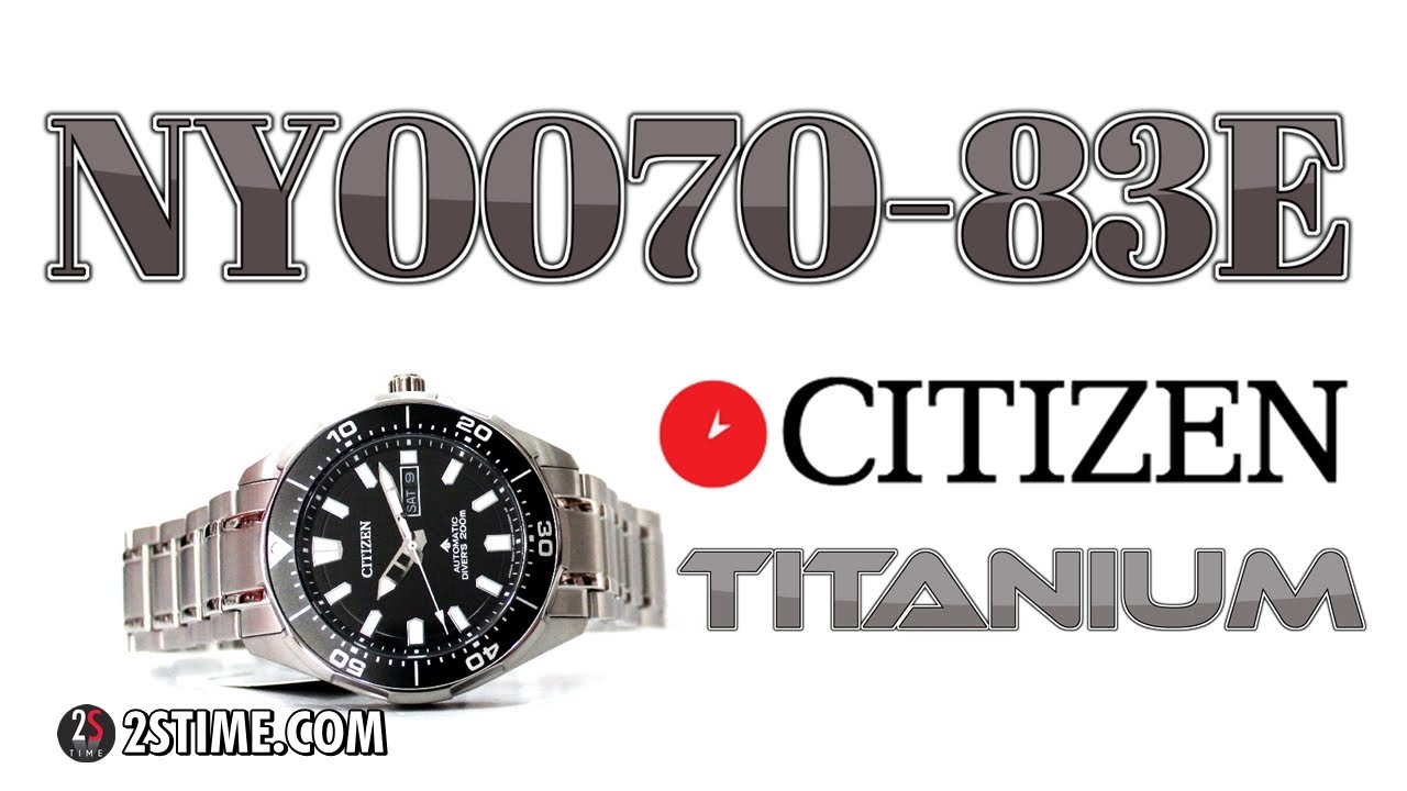 Citizen Promaster NY0070-83E | Best Titanium Diver Watch Under 500$