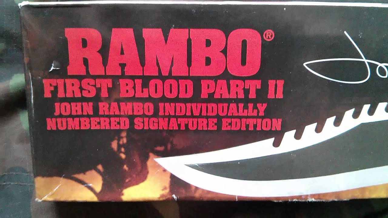 Faca Rambo First Blood Part II (Ed. Limitada)