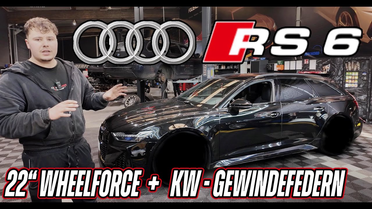 Audi RS6 C8 | KW Gewindefedern + FETTE FELGEN für den Power Kombi