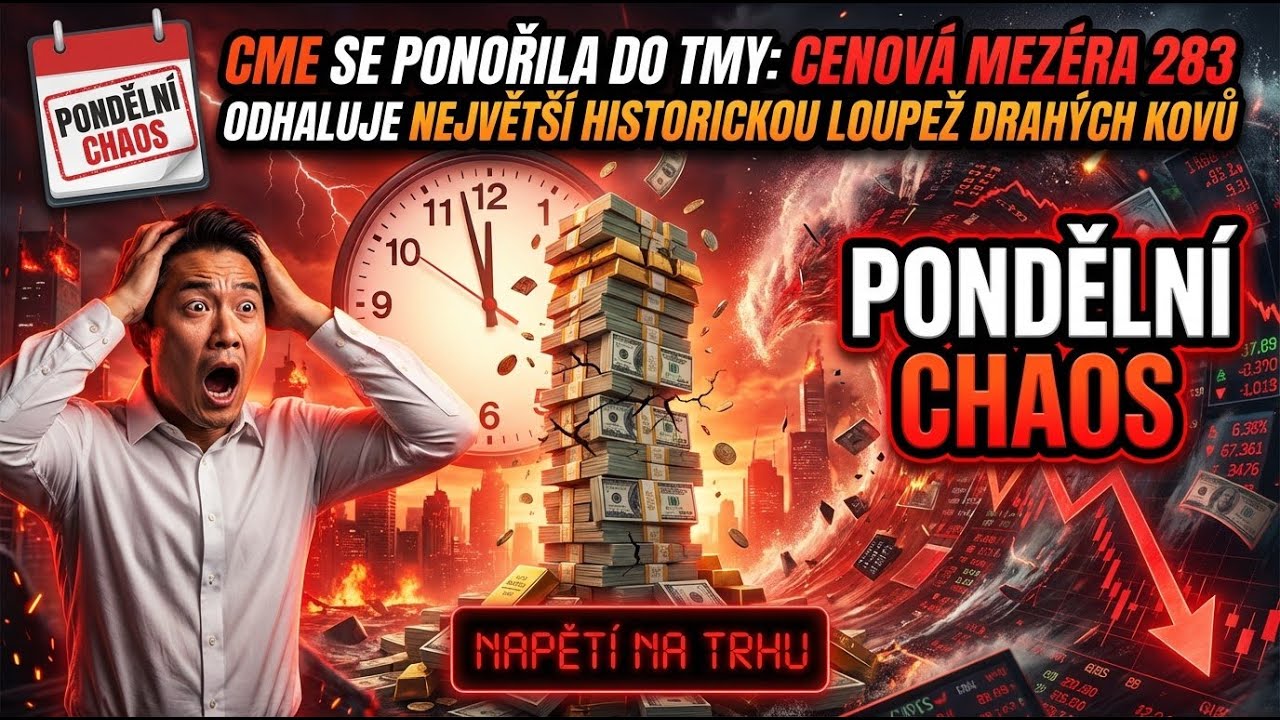CME Se Ponořila Do Tmy: Rozpětí 283 Spouští Historickou PANIKU Na Trhu Drahých Kovů!