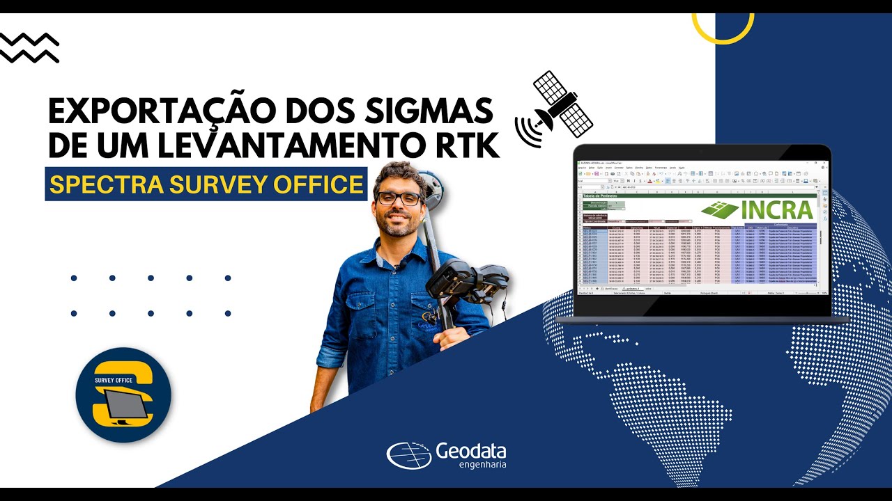 SPSO - Exportação dos Valores dos Sigmas de Pontos GNSS RTK