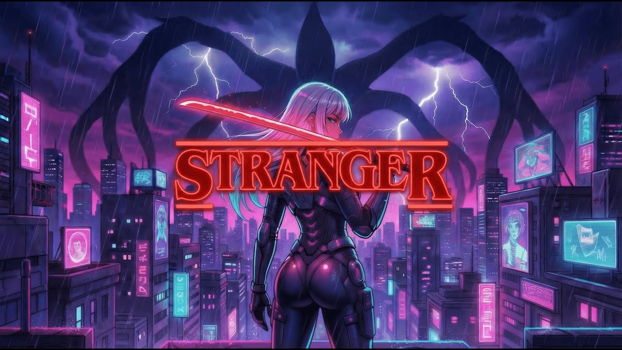 𝙎𝙏𝙍𝘼𝙉𝙂𝙀𝙍 — Stranger Things Inspired Synthwave | Dark Retro 80s | Instrumental Mix