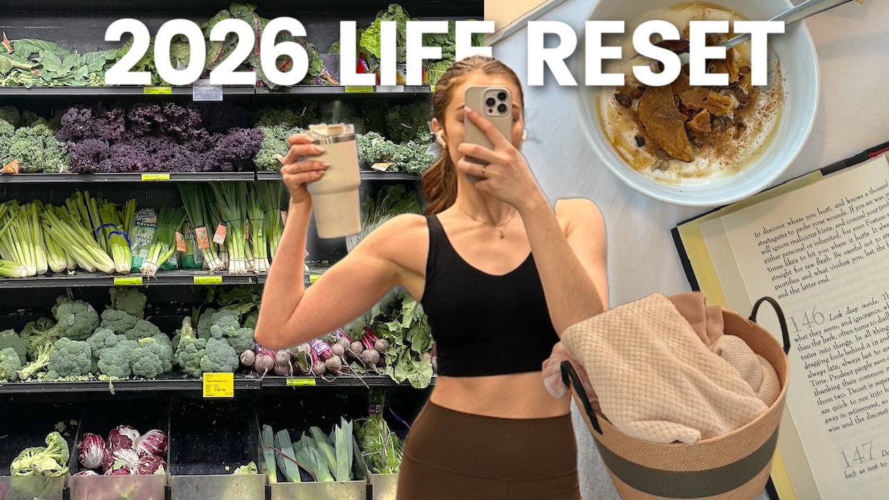 Привожу свою жизнь в порядок к 2026 году: реалистичные цели, расхламление и то, что я ем, чтобы ч...