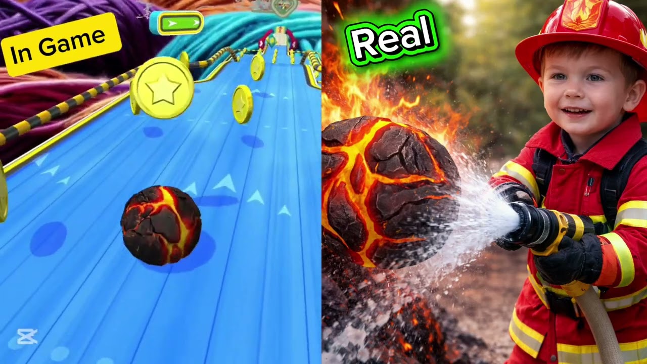 Going Balls ⚽🏈 In Game vs Real Life Challenge Divertido Batalla new episode 2026
