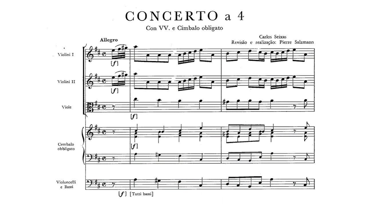 Carlos Seixas - Harpsichord Concerto in A Major