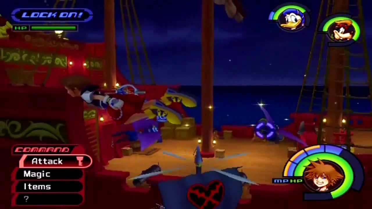 Kingdom Hearts - Captain Hook Boss