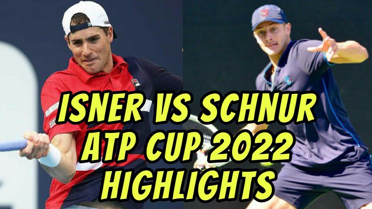 John Isner vs Brayden Schnur Highlights - ATP Cup 2022 (HD)