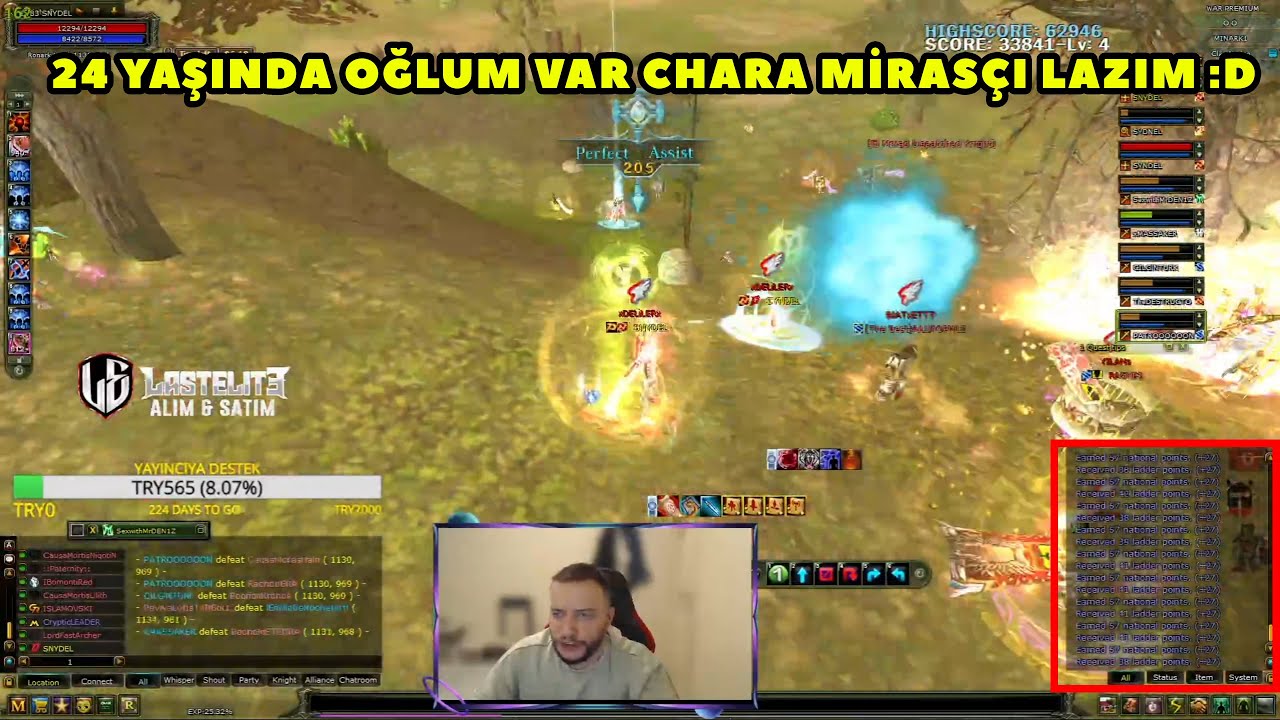 S3mpatiKK - (Minark) Bastonla Vur Bastonla :D Amcaların Toplandığı Serverda PK :D  ! Knight Online