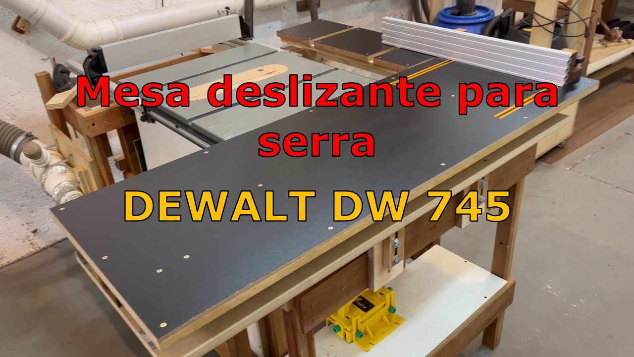 Mesa deslizante para serra Dewalt DW 745