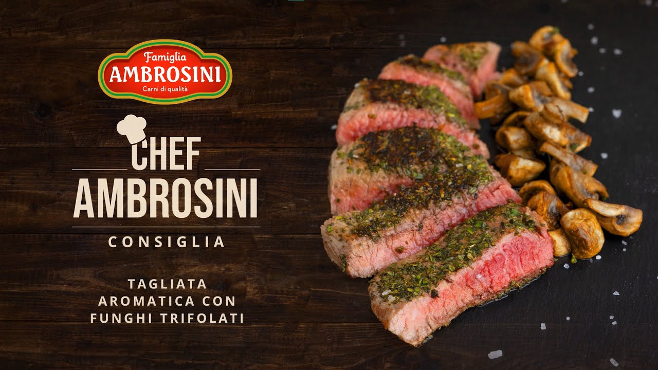 Sapori dal mondo -  Stati Uniti - Tagliata con funghi Champignon - In cucina con Chef Ambrosini
