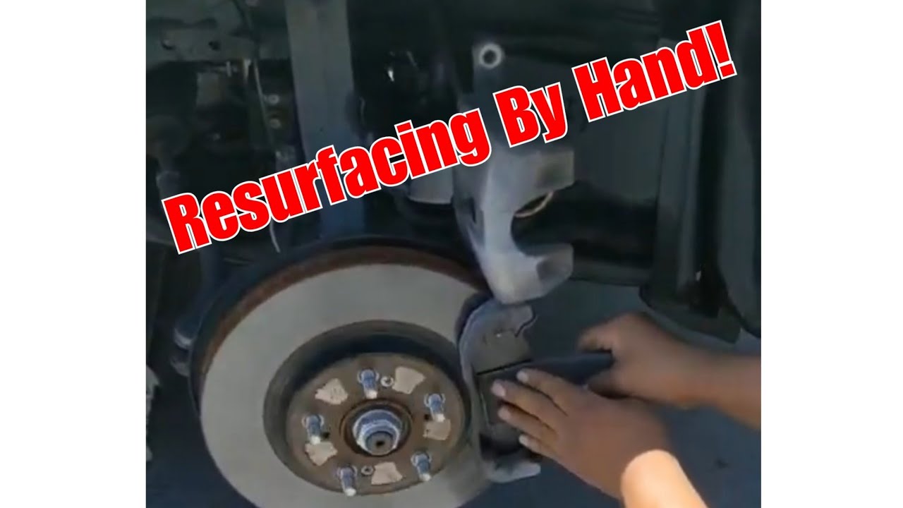 Resurfacing Brake Rotors by Hand!