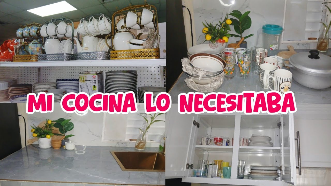 Unboxing de cocina🏠compras necesarias/ limpieza & organización de gabinetes 