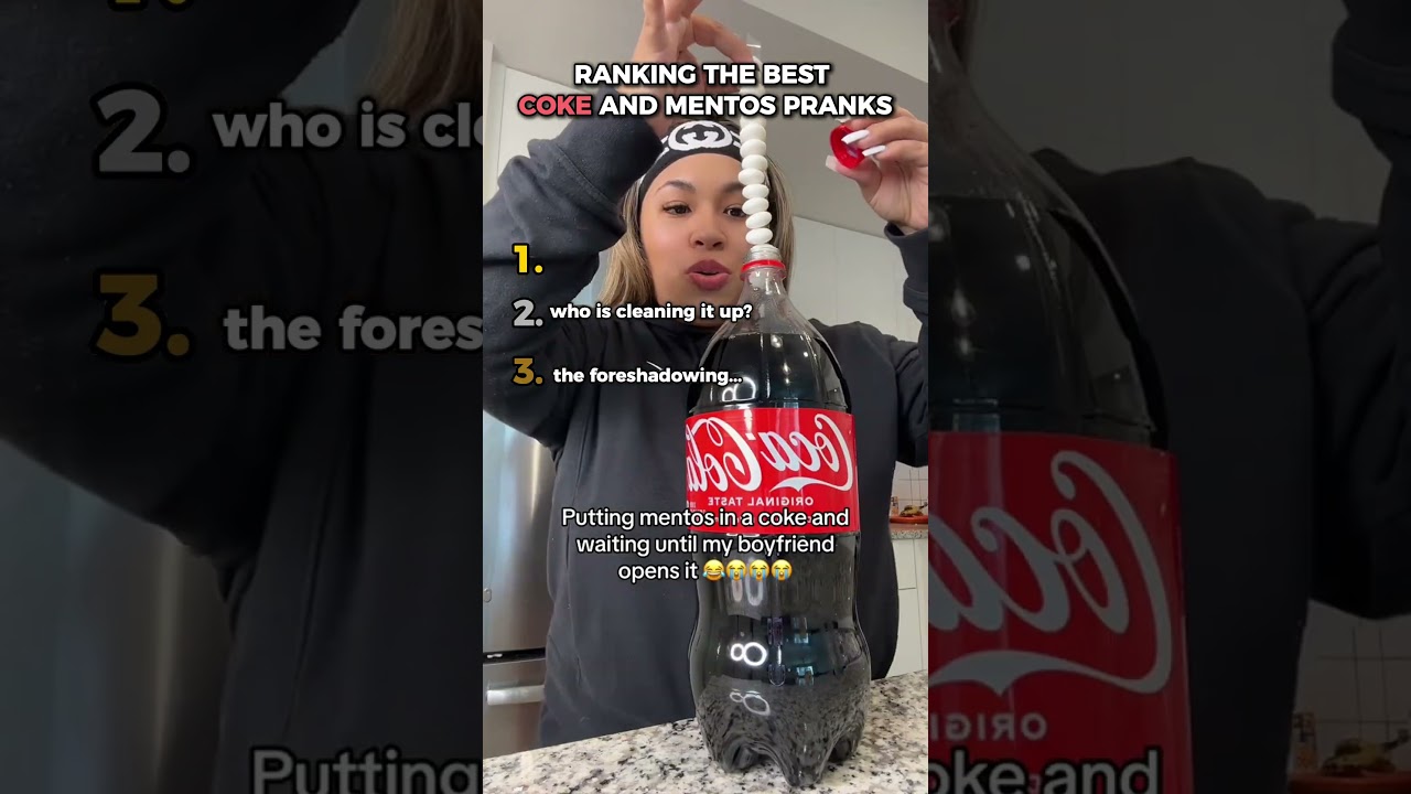 Ranking The Best Coke and Mentos Pranks Ever