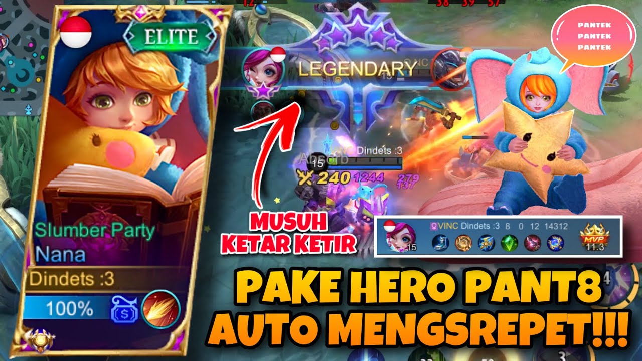 PAKE HERO PANT8 MUSUH LANGSUNG TERSREPET SAMPE KETAR KETIR!!!