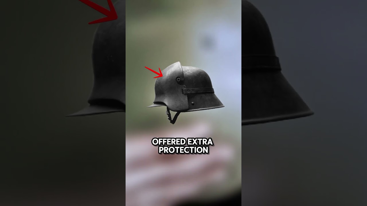 The German helmet with Extra Armor