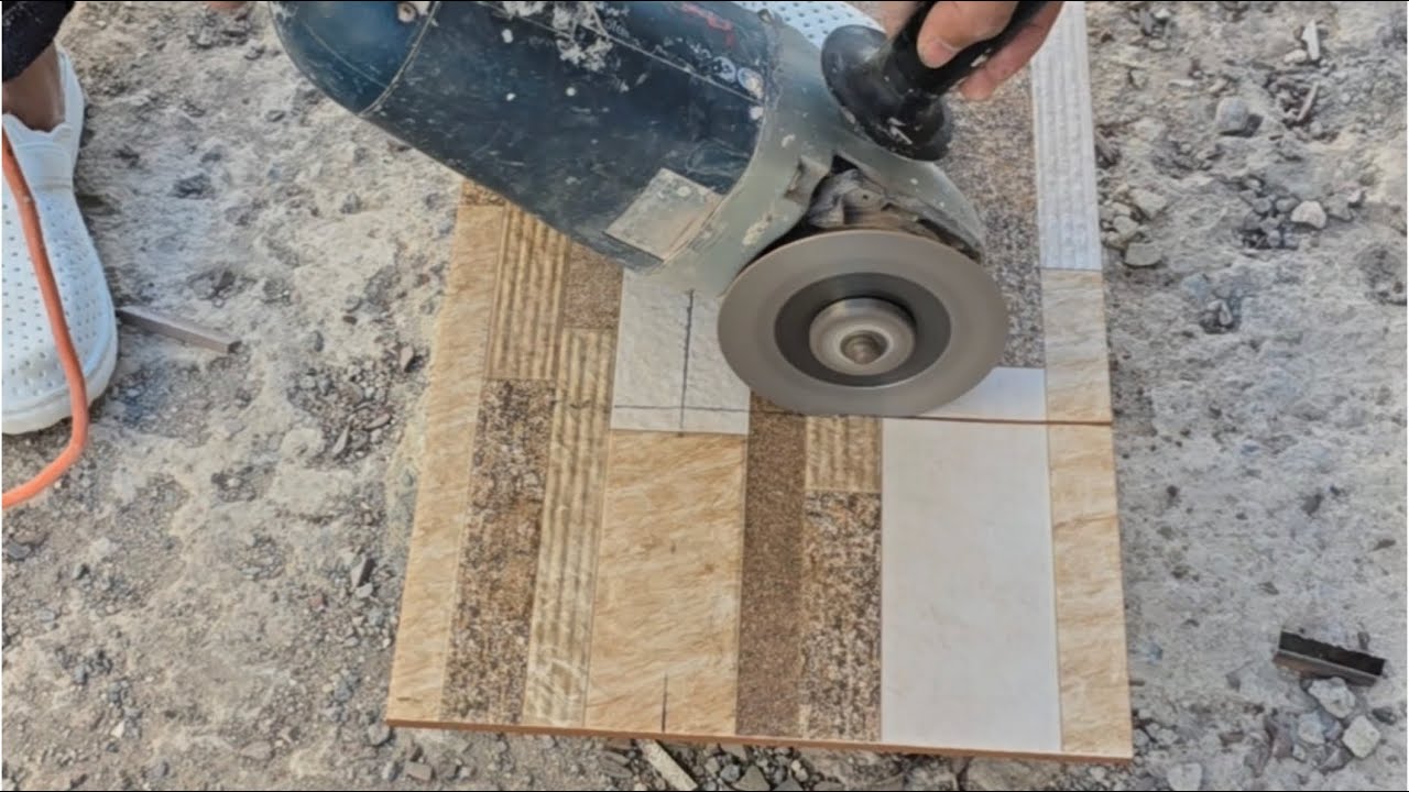 Как правильно резать плитку для панели управления водой