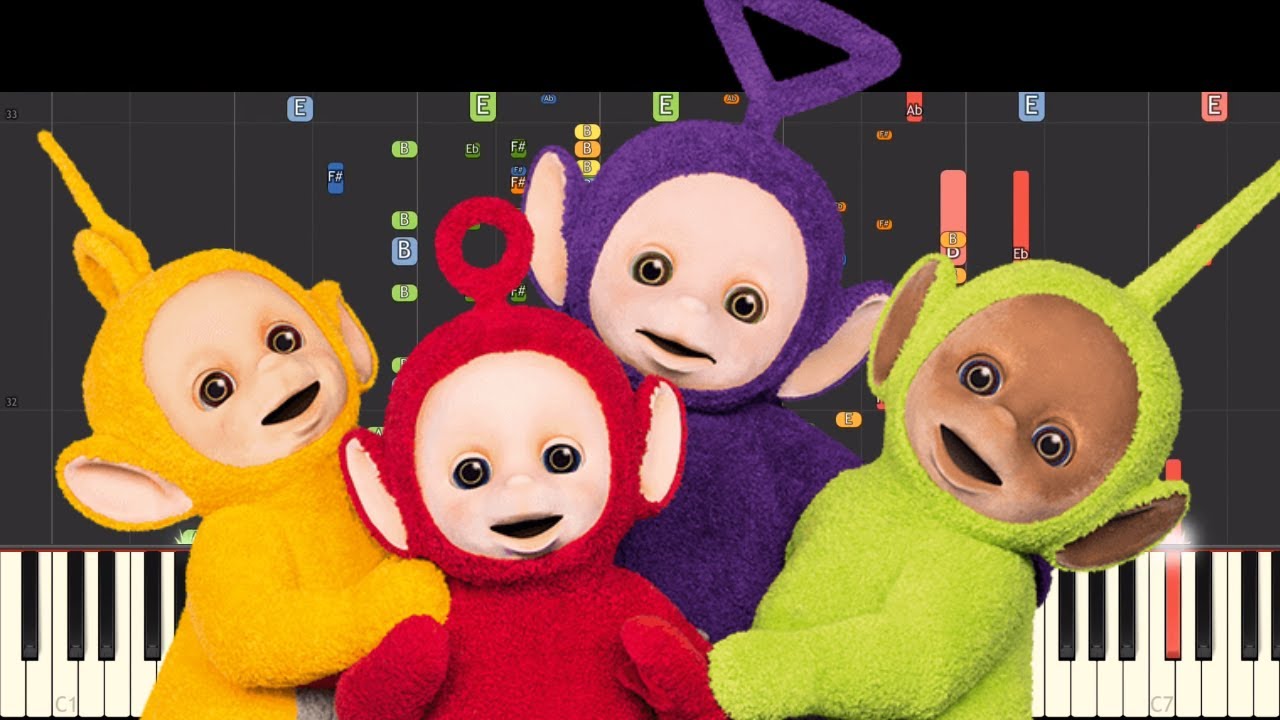 IMPOSSIBLE REMIX - Teletubbies Theme Song - Piano Cover