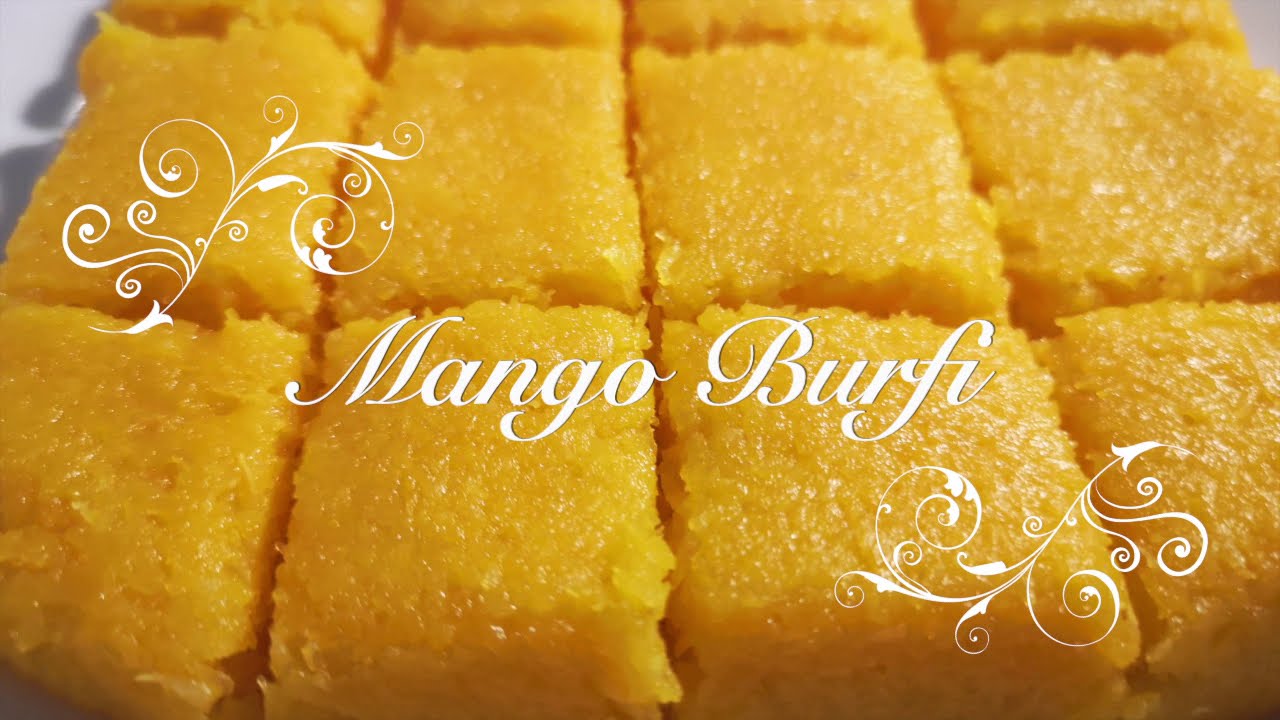 Easiest mango coconut burfi recipe | mango barfi | mango burfi using condensed milk| Indian recipe