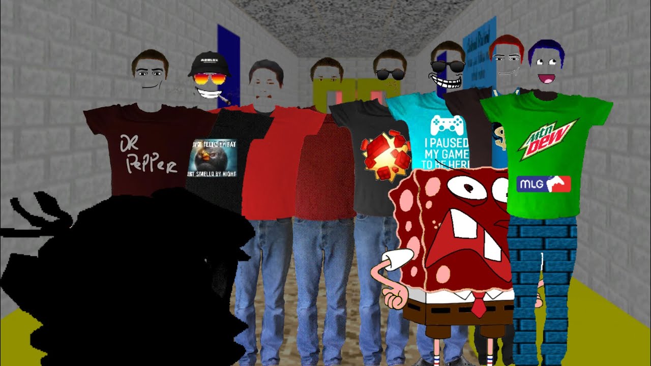 Every null jumpscare EVER - #scary #baldimods #filename2